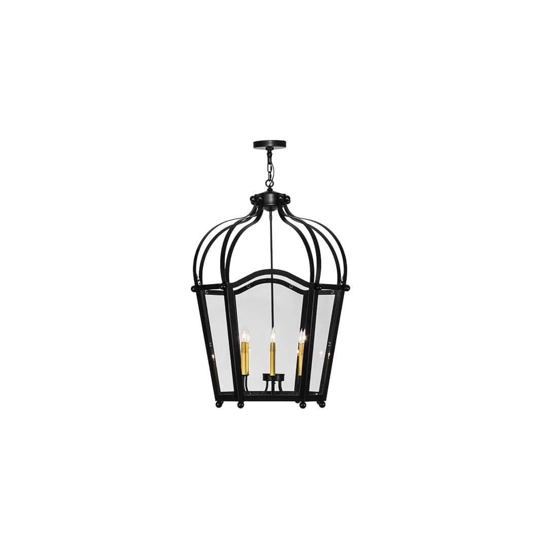 Citadel 6 Light 33" Wide Taper Candle Pendant