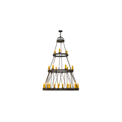 Lakeshore 21 Light 54" Wide Taper Candle Style Chandelier