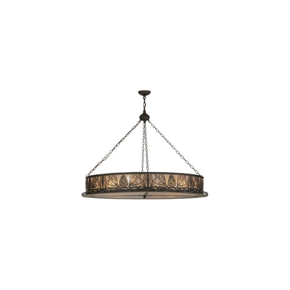 Mountain Pine 8 Light 48" Wide Suspension Pendant