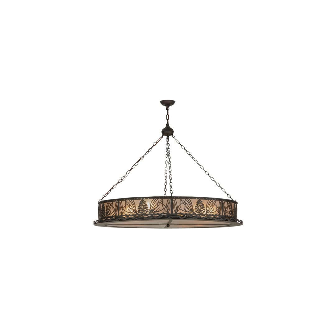 Mountain Pine 8 Light 48" Wide Suspension Pendant