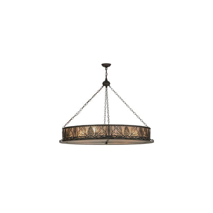 Mountain Pine 8 Light 48" Wide Suspension Pendant