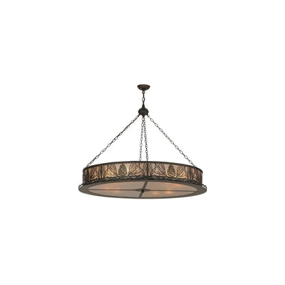 Mountain Pine 8 Light 48" Wide Suspension Pendant