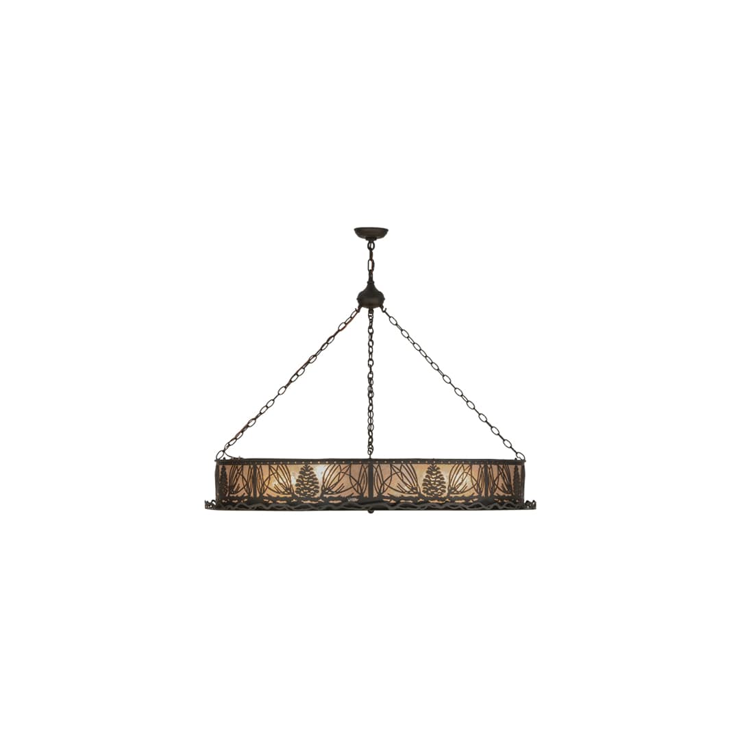 Mountain Pine 8 Light 48" Wide Suspension Pendant