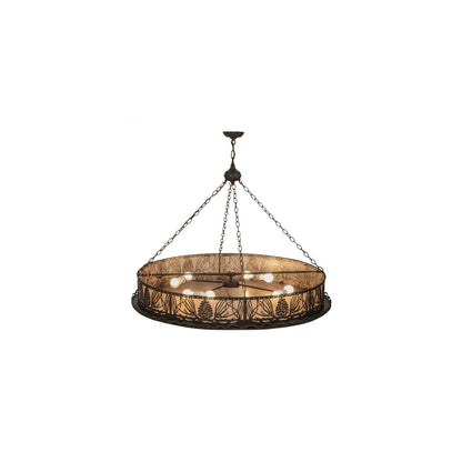 Mountain Pine 8 Light 48" Wide Suspension Pendant
