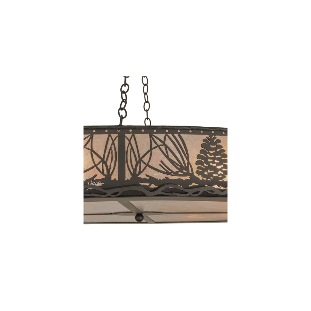 Mountain Pine 8 Light 48" Wide Suspension Pendant