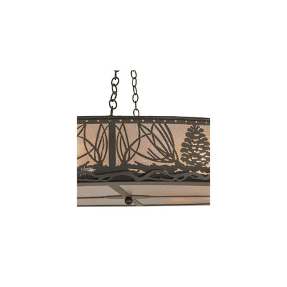 Mountain Pine 8 Light 48" Wide Suspension Pendant
