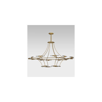 ISON 36 Light 87" Wide Ring Chandelier