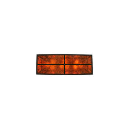 Personalized 9 Light 17" Wide Linear Pendant