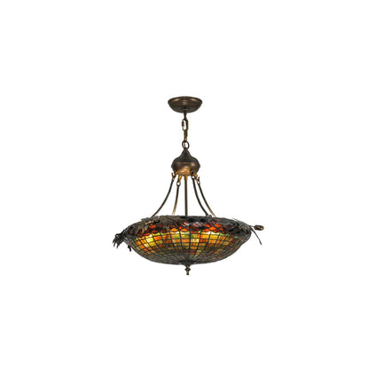 Greenbriar Oak 3 Light 23" Wide Pendant