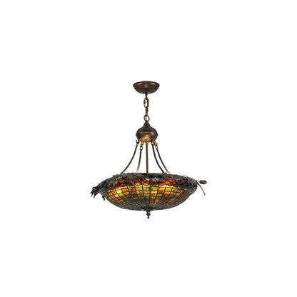 Greenbriar Oak 3 Light 23" Wide Pendant