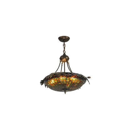 Greenbriar Oak 3 Light 23" Wide Pendant