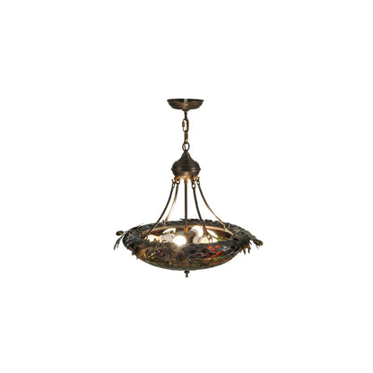 Greenbriar Oak 3 Light 23" Wide Pendant