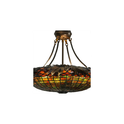 Greenbriar Oak 3 Light 23" Wide Pendant