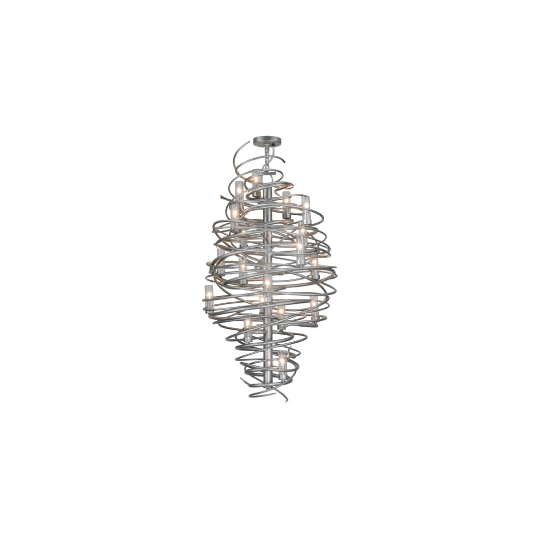Cyclone 18 Light 30" Wide Ring Chandelier