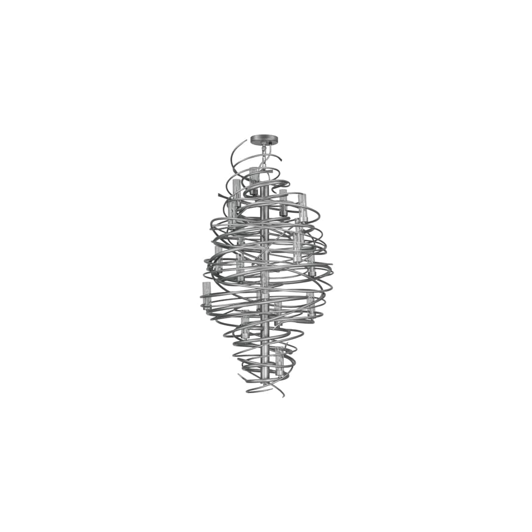 Cyclone 18 Light 30" Wide Ring Chandelier
