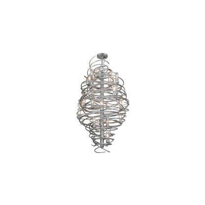 Cyclone 18 Light 30" Wide Ring Chandelier