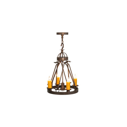 Lakeshore 4 Light 18" Wide Taper Candle Multi Light Pendant