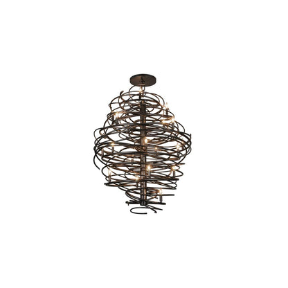 Cyclone 20 Light 42" Wide Candle Style Chandelier