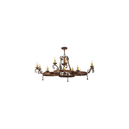Andorra 12 Light 60" Wide Taper Candle Style Chandelier