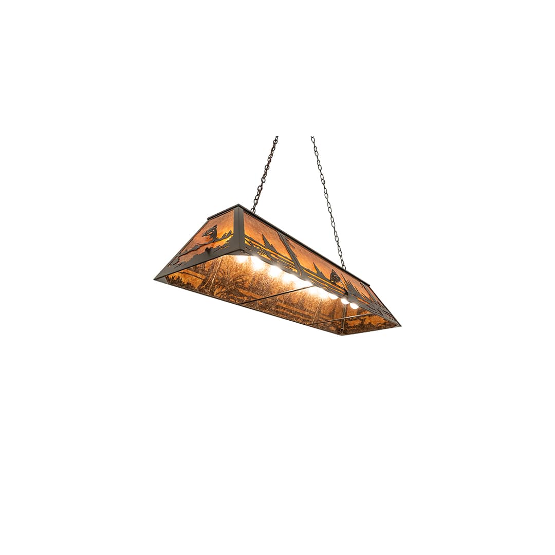 Leaping Trout 9 Light 17" Wide Linear Pendant