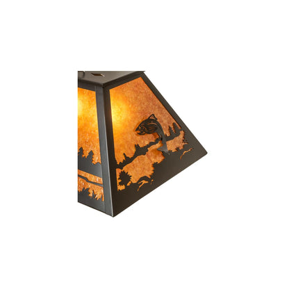 Leaping Trout 9 Light 17" Wide Linear Pendant