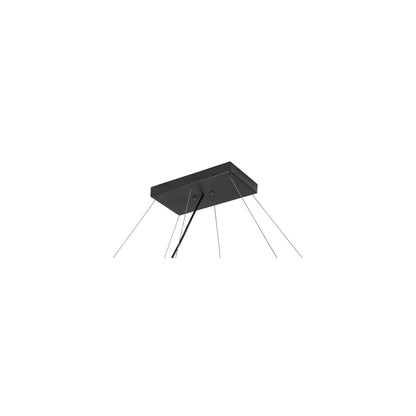 Linne 36" Wide Abstract Linear Pendant