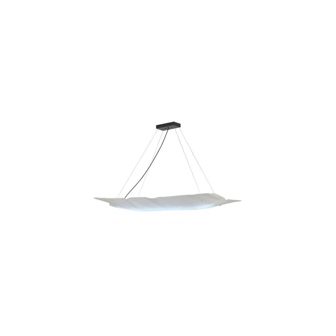 Linne 24" Wide Abstract Linear Pendant
