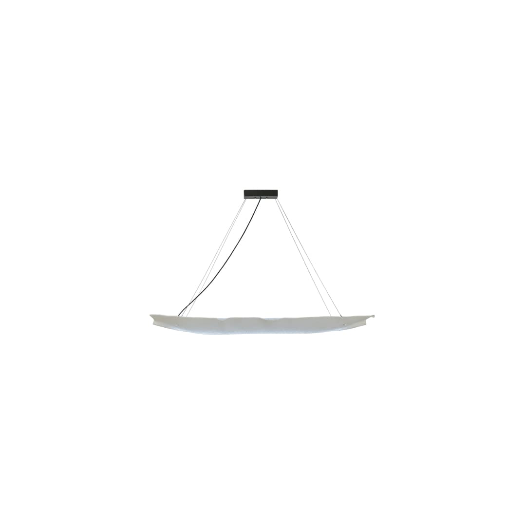 Linne 24" Wide Abstract Linear Pendant