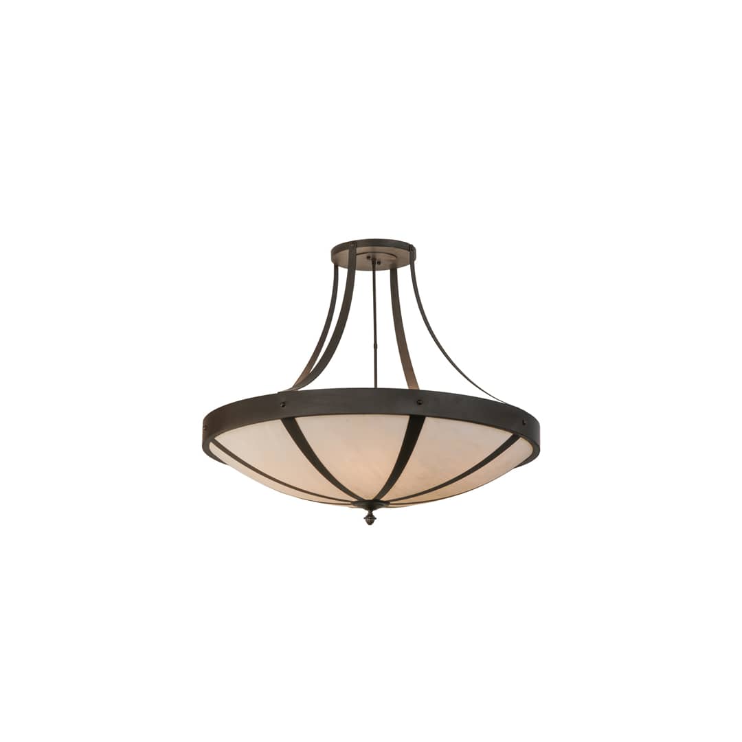 Urban 6 Light 42" Wide Semi-Flush Bowl Ceiling Fixture