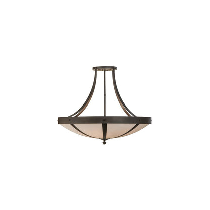 Urban 6 Light 42" Wide Semi-Flush Bowl Ceiling Fixture