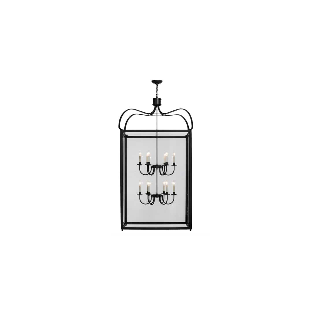 Rennes 12 Light 43" Wide Taper Candle Pendant