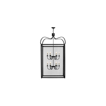 Rennes 12 Light 43" Wide Taper Candle Pendant