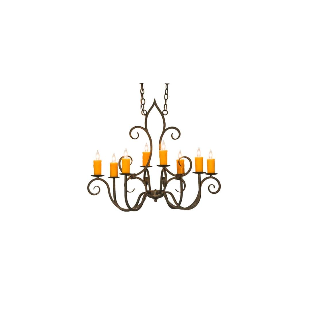 Clifton 8 Light 26" Wide Taper Candle Style Chandelier