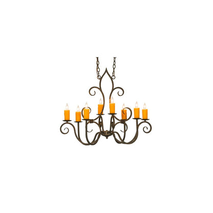 Clifton 8 Light 26" Wide Taper Candle Style Chandelier