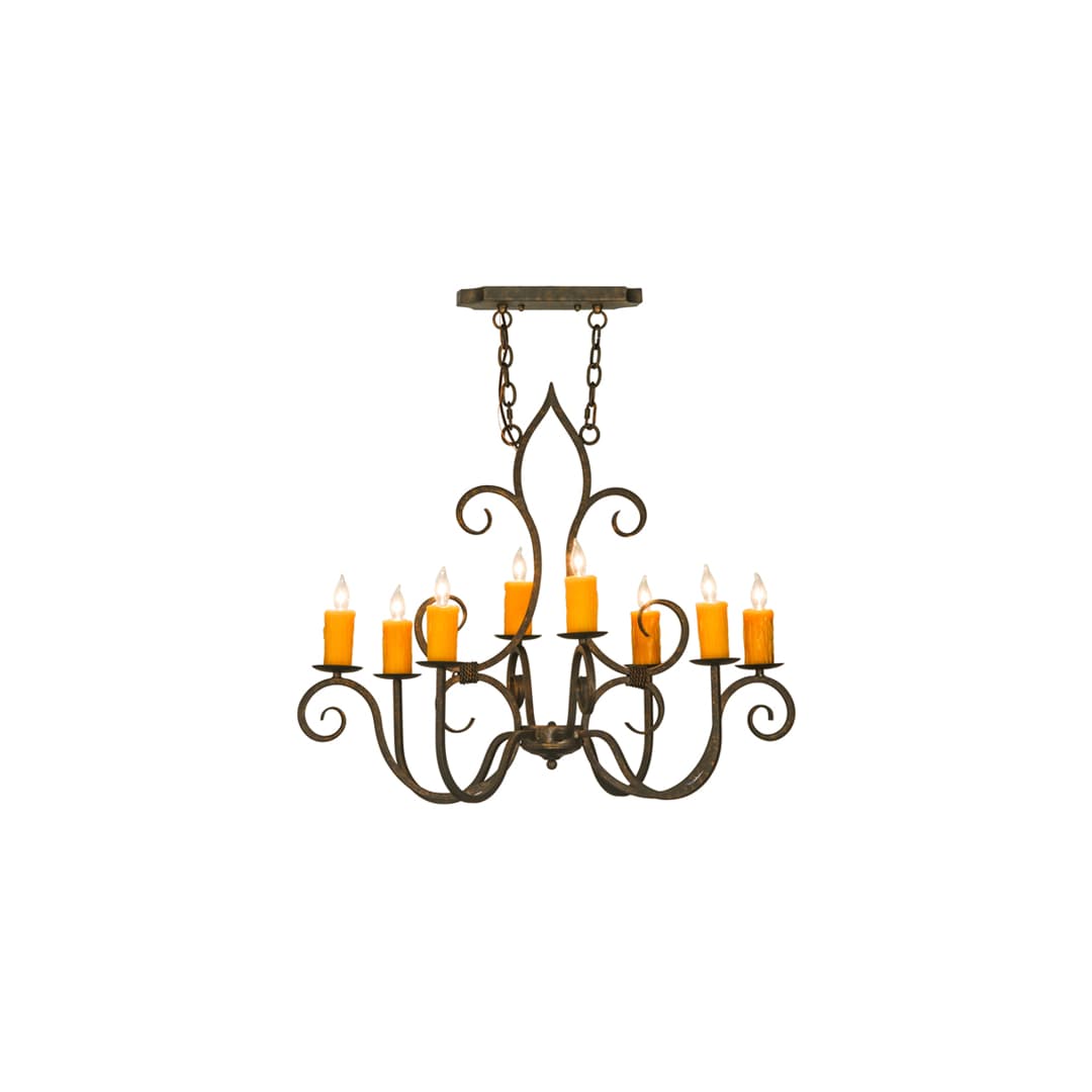 Clifton 8 Light 26" Wide Taper Candle Style Chandelier