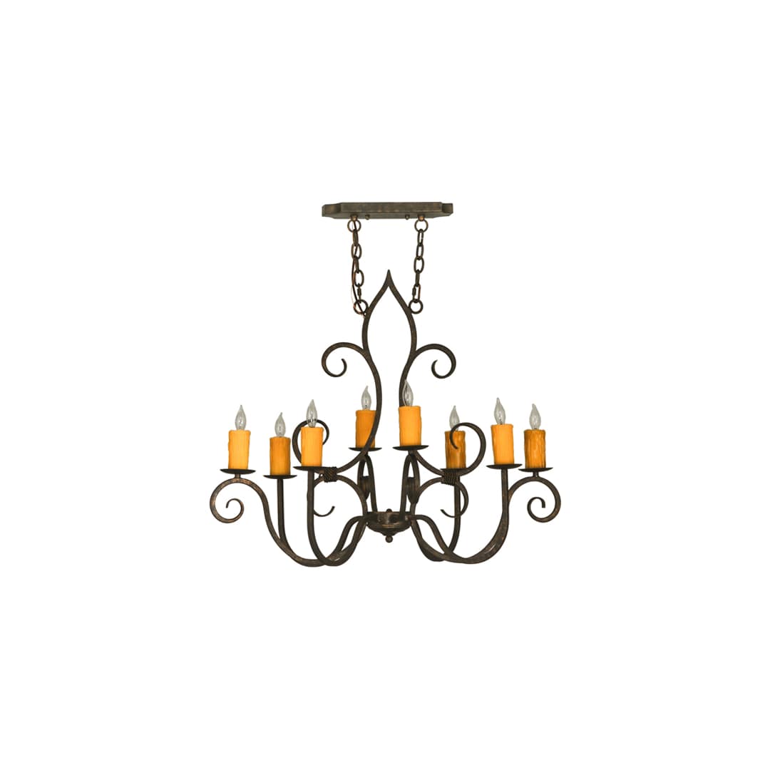 Clifton 8 Light 26" Wide Taper Candle Style Chandelier