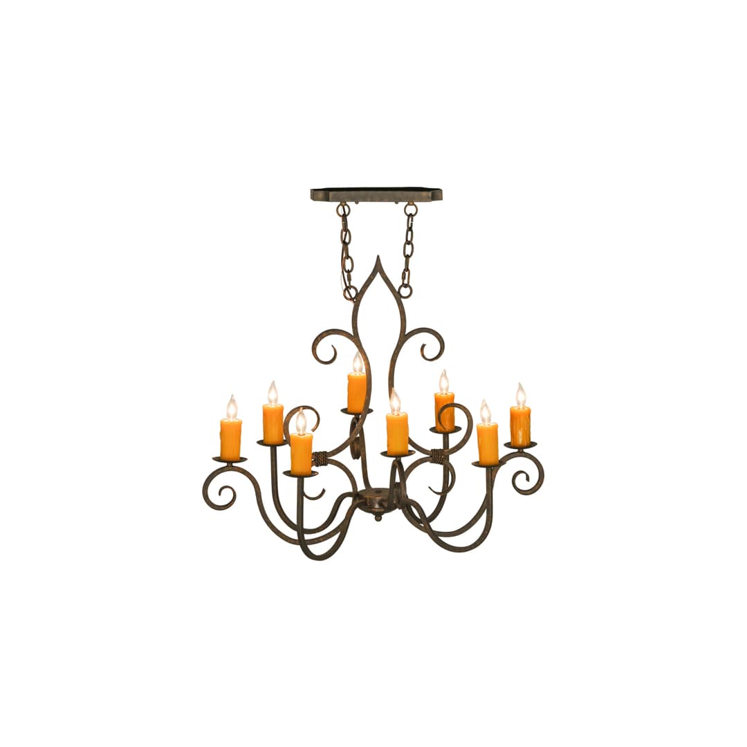 Clifton 8 Light 26" Wide Taper Candle Style Chandelier