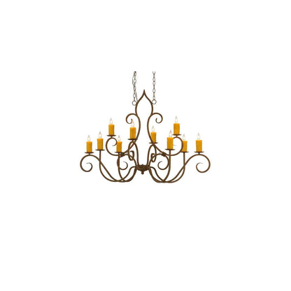 Clifton 10 Light 28" Wide Taper Candle Style Chandelier