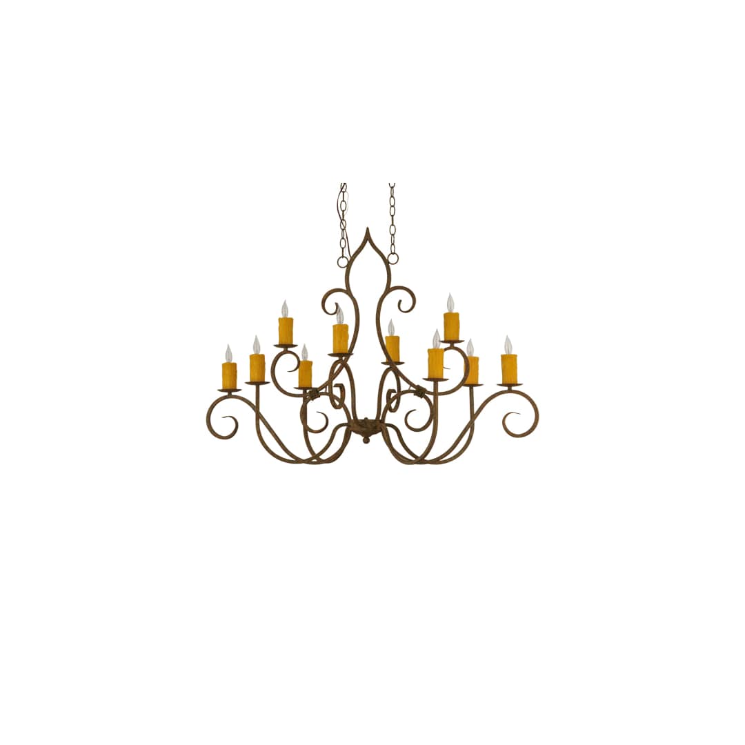 Clifton 10 Light 28" Wide Taper Candle Style Chandelier