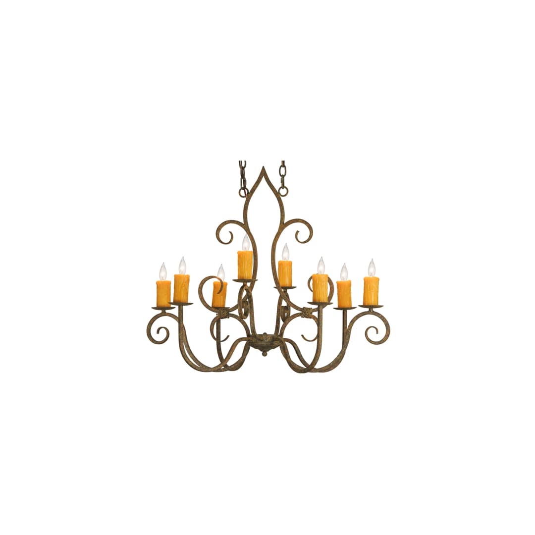 Clifton 8 Light 26" Wide Taper Candle Style Chandelier