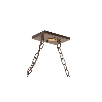 Bear at Lake 9 Light 17" Wide Linear Pendant
