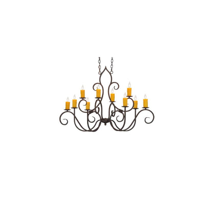 Clifton 10 Light 28" Wide Taper Candle Style Chandelier