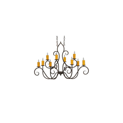 Clifton 10 Light 28" Wide Taper Candle Style Chandelier