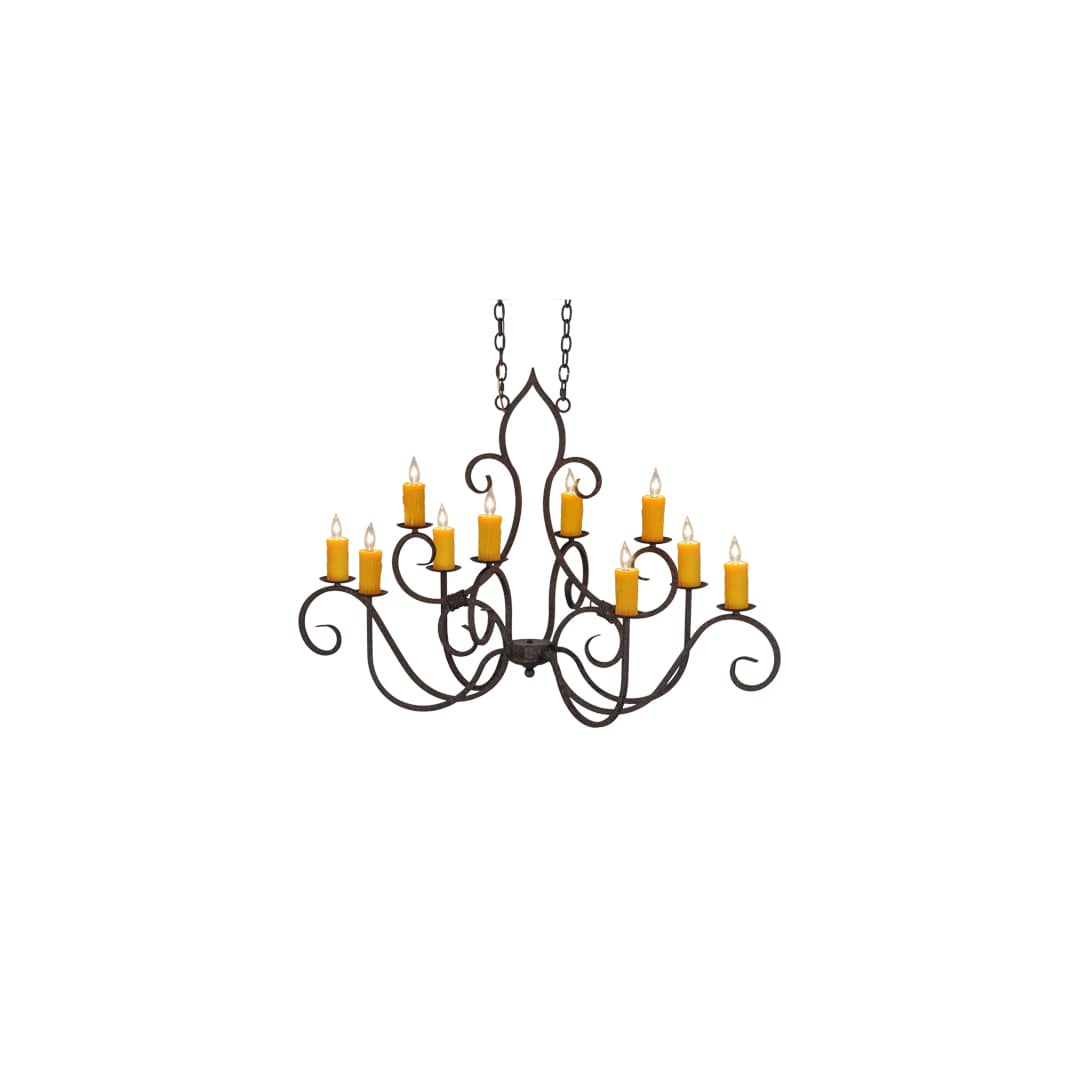 Clifton 10 Light 28" Wide Taper Candle Style Chandelier