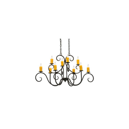 Clifton 10 Light 28" Wide Taper Candle Style Chandelier