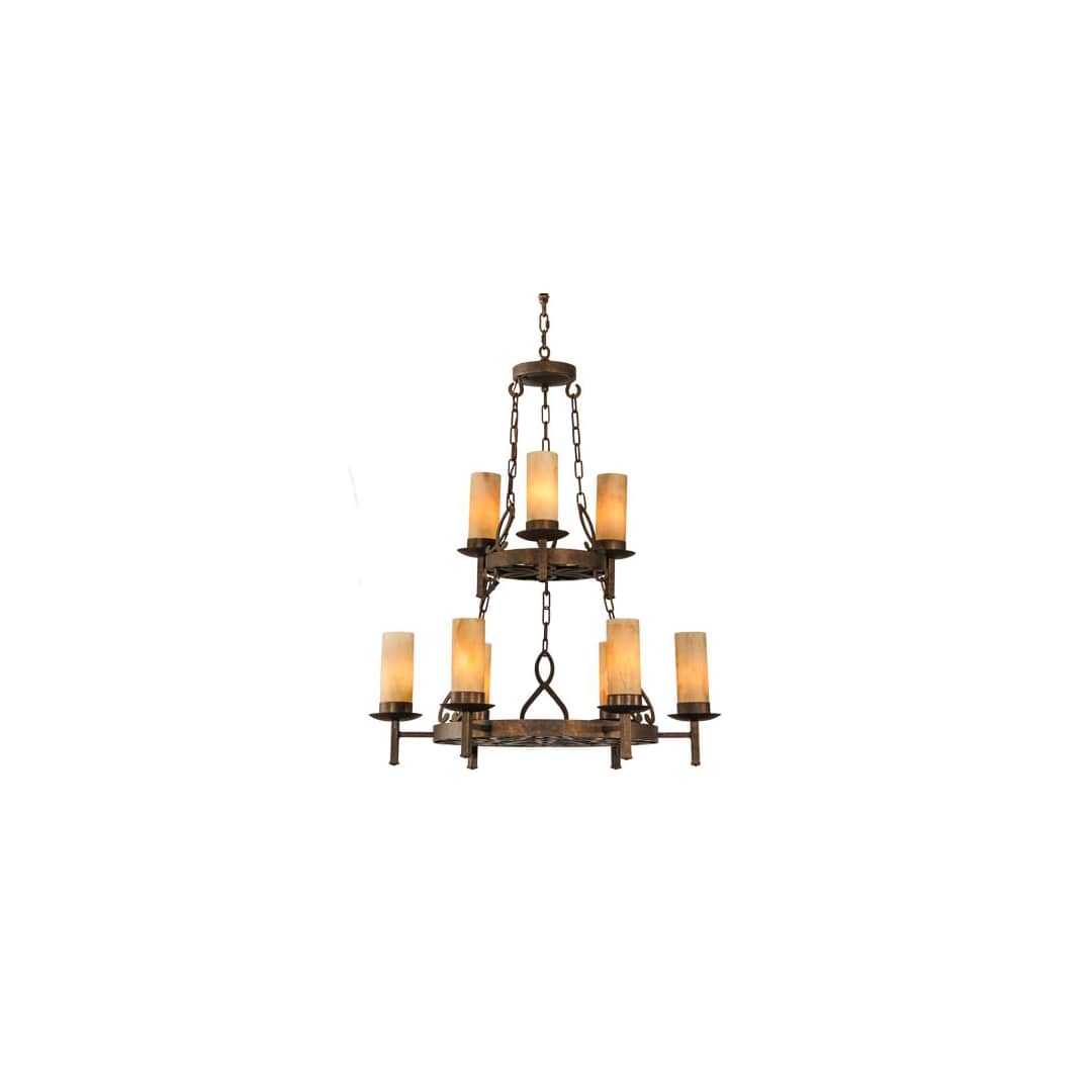 Newcastle 9 Light 31" Wide Ring Chandelier