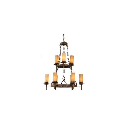 Newcastle 9 Light 31" Wide Ring Chandelier