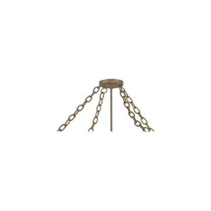 Donya 4 Light 26" Wide Semi-Flush Drum Ceiling Fixture - Corinth Finish