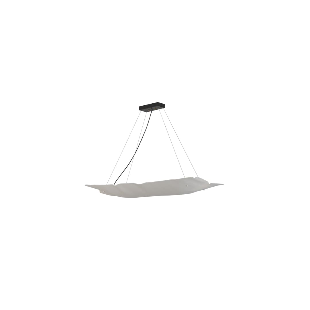 Linne 24" Wide Abstract Linear Pendant