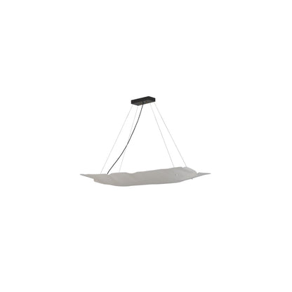 Linne 24" Wide Abstract Linear Pendant